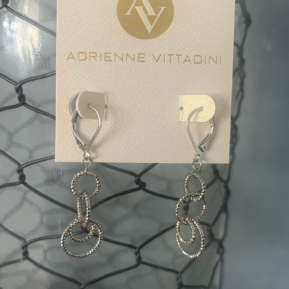 Silver earrings